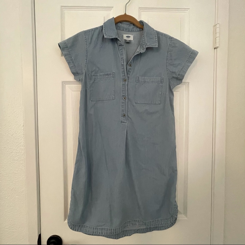 Old navy mini chambray shirt dress